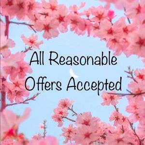 Reasonable offers are accepted!